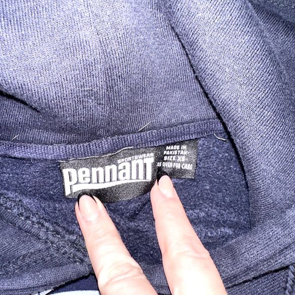 NASL INDY ELEVEN Soccer Hoodie Sweatshirt Indianapolis Pullover Sz XS Blue - Picture 5 of 6